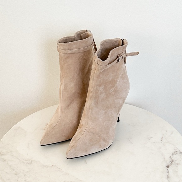 NEW Reiss Ashton Pointed Toe Bootie In Biscuit Size 5 US 36 EU - Picture 6 of 12